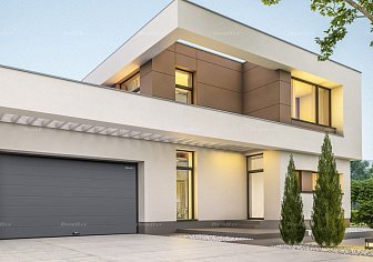 Секционные гаражные ворота Doorhan серия rsd01 biw (2500х2500)